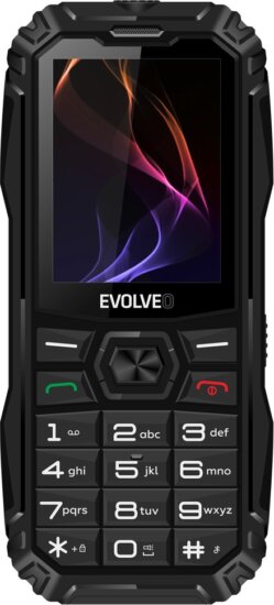 Evolveo MaxPhone A1 nyomógombos mobiltelefon, Fekete