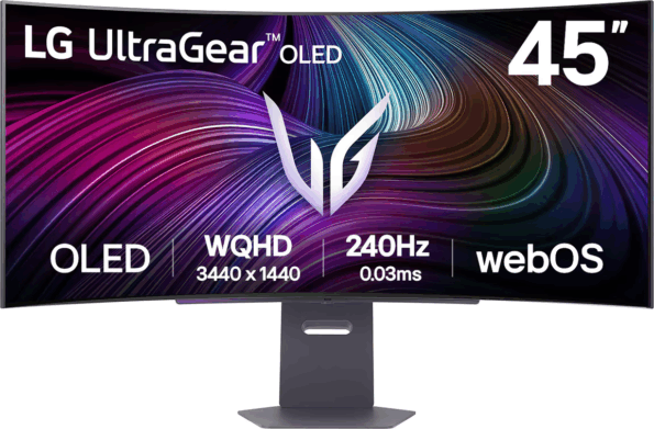 LG UltraGear 45GX950A-B 45" 5K2K ívelt OLED gaming monitor LG UltraGear 45GX950A-B 45" 5K2K ívelt OLED gaming monitor