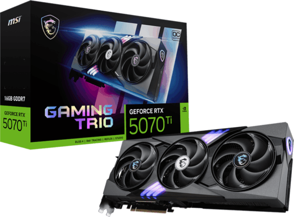 MSI GeForce RTX 5070 Ti Gaming Trio 16GB GDDR7 OC MSI GeForce RTX 5070 Ti Gaming Trio 16GB GDDR7 OC