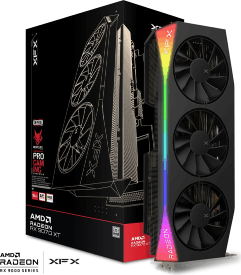 XFX Radeon RX 9070 XT Mercury Gaming RGB 16GB GDDR6 OC