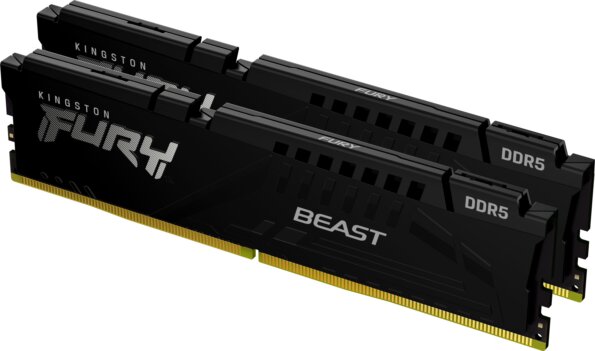 Kingston 128GB / 5600MHz FURY Beast Black (DDR5, Kit 2x64GB)