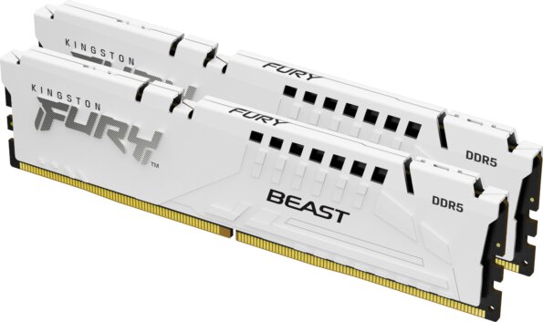 Kingston 32GB / 5600MHz FURY Beast White EXPO (DDR5, Kit 2x16GB) Kingston 32GB / 5600MHz FURY Beast White EXPO (DDR5, Kit 2x16GB)
