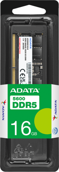 ADATA 16GB / 5600MHz (DDR5, SODIMM) ADATA 16GB / 5600MHz (DDR5, SODIMM)