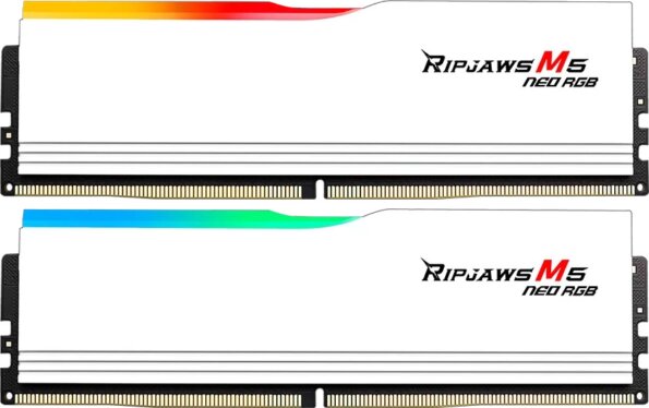 G.Skill 32GB / 6000MHz Ripjaws M5 Neo RGB White (DDR5, Kit 2x16GB) G.Skill 32GB / 6000MHz Ripjaws M5 Neo RGB White (DDR5, Kit 2x16GB)