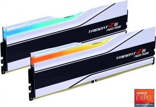 G.Skill 64GB / 6000MHz Trident Z5 Neo RGB White (DDR5, Kit 2x32GB) G.Skill 64GB / 6000MHz Trident Z5 Neo RGB White (DDR5, Kit 2x32GB)