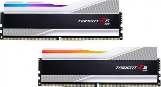 G.Skill 64GB / 6400MHz Trident Z5 RGB Silver (DDR5, Kit 2x32GB) G.Skill 64GB / 6400MHz Trident Z5 RGB Silver (DDR5, Kit 2x32GB)