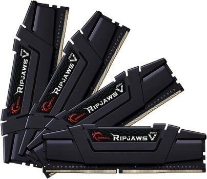 G.Skill 32GB / 3200MHz Ripjaws V Black (DDR4, Kit 4x8GB) G.Skill 32GB / 3200MHz Ripjaws V Black (DDR4, Kit 4x8GB)