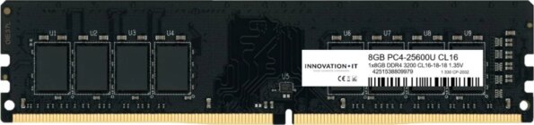 Innovation IT 8GB / 3200MHz (DDR4, DIMM) Innovation IT 8GB / 3200MHz (DDR4, DIMM)