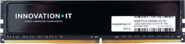 Innovation IT 8GB / 3200MHz (DDR4, DIMM) Innovation IT 8GB / 3200MHz (DDR4, DIMM)