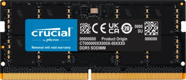 Crucial 48GB / 5600MHz (DDR5, SODIMM) Crucial 48GB / 5600MHz (DDR5, SODIMM)