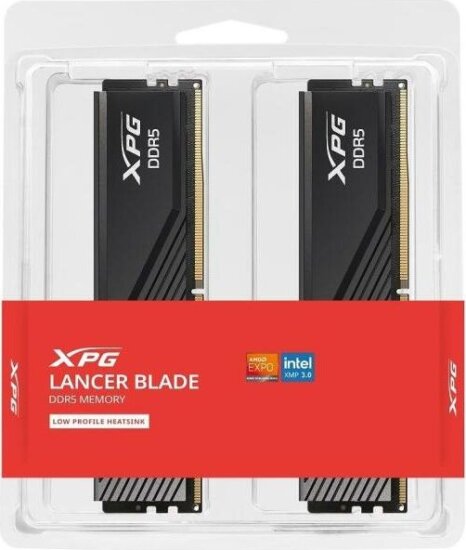 ADATA 32GB / 6000MHz XPG Lancer Blade RGB Black (DDR5, Kit 2x16GB) ADATA 32GB / 6000MHz XPG Lancer Blade RGB Black (DDR5, Kit 2x16GB)