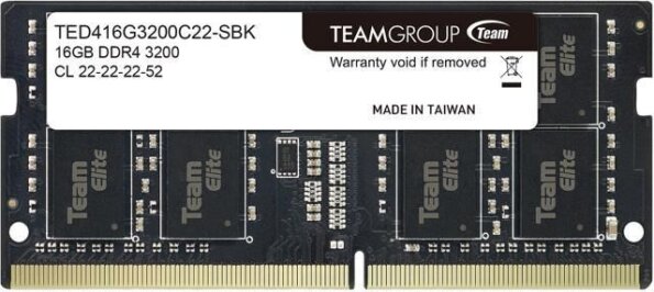 TeamGroup 16GB / 3200MHz Elite (DDR4, SODIMM)