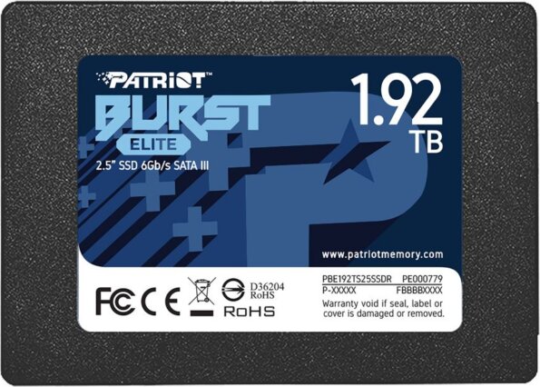 Patriot Burst Elite 1.92TB (2.5", SATA3) Patriot Burst Elite 1.92TB (2.5", SATA3)
