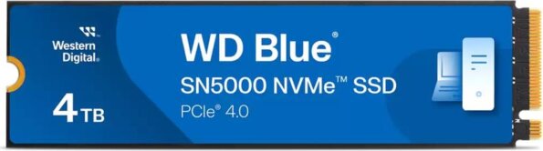 Western Digital SN5000 Blue 4TB (M.2 2280, NVMe) Western Digital SN5000 Blue 4TB (M.2 2280, NVMe)