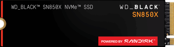 Western Digital SN850X Black 8TB (M.2 2280, NVMe, Hűtő nélkül)