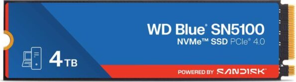 Western Digital SN5100 Blue 4TB (M.2 2280, NVMe) Western Digital SN5100 Blue 4TB (M.2 2280, NVMe)