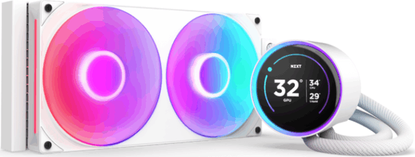 NZXT Kraken Elite 280 RGB V2 White processzor vízhűtő