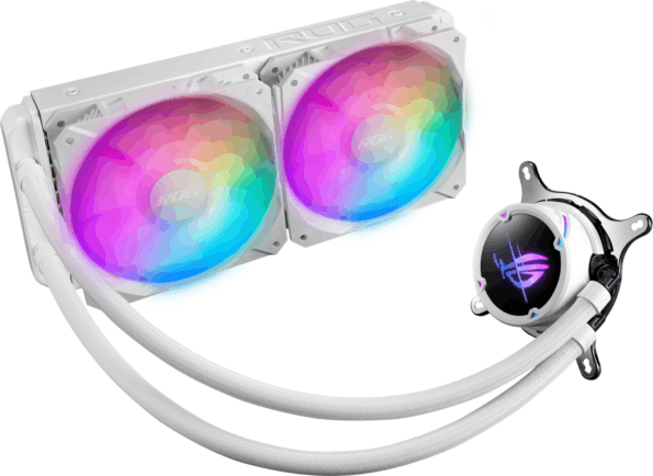 Asus ROG STRIX LC II 240 ARGB White Edition processzor vízhűtő