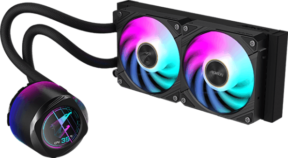 Gigabyte AORUS WATERFORCE X II 240 processzor vízhűtő