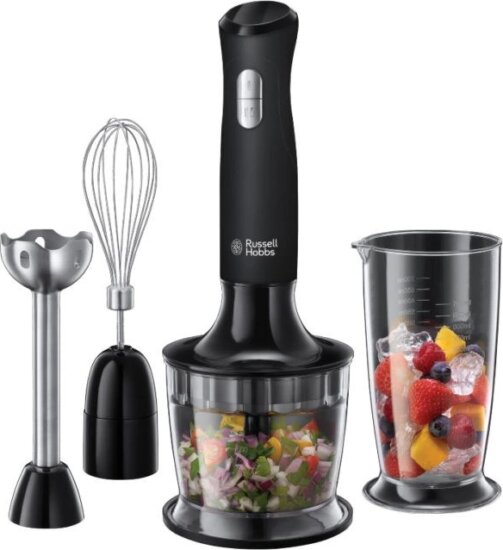 Russell Hobbs Matte Black 24702-56 3 in 1 botmixer, 500W, Fekete Russell Hobbs Matte Black 24702-56 3 in 1 botmixer, 500W, Fekete