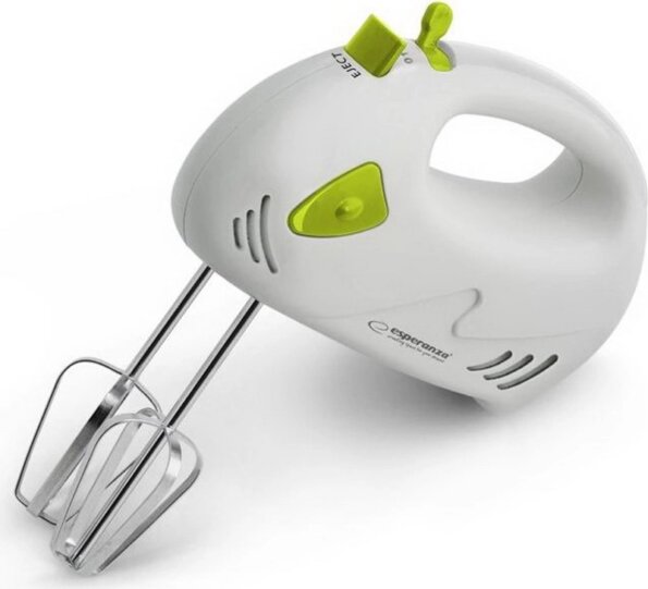 Esperanza Muffin EKM007G kézi mixer, 150W, fehér-zöld Esperanza Muffin EKM007G kézi mixer, 150W, fehér-zöld