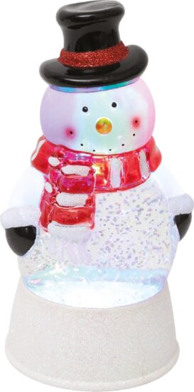 Home LTN 18 LED-es hóember formájú hógömb, 19 cm