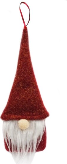 Artezan ACG16R karácsonyi manó, 16 cm, piros