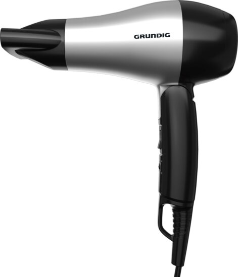 Grundig HD 2200 úti hajszárító, 1200W, fekete-ezüst