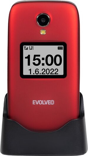 Evolveo Easyphone EP771-FS mobiltelefon, Piros