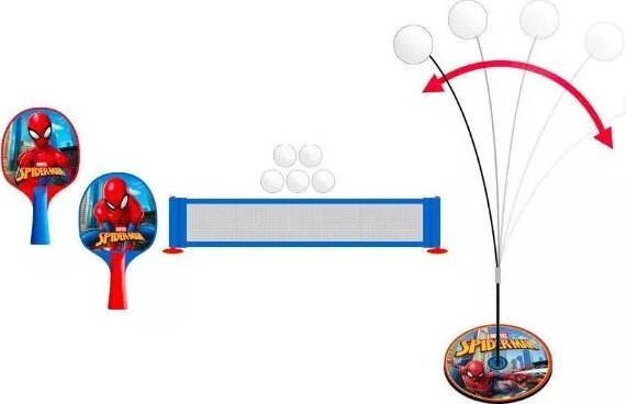 Pókember mintájú ping pong tanuló készlet Pókember mintájú ping pong tanuló készlet