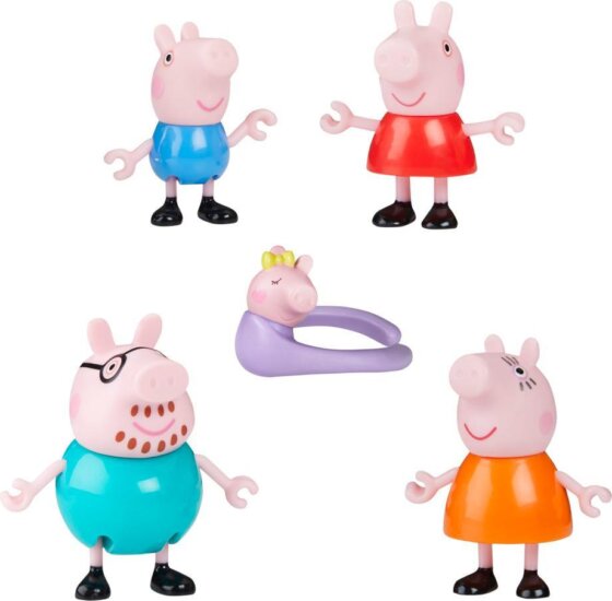 Peppa Malac, Peppa ötfős családja