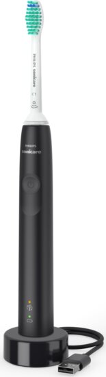 Philips Sonicare 3100 Series elektromos fogkefe, Fekete Philips Sonicare 3100 Series elektromos fogkefe, Fekete