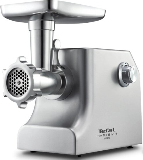 Tefal HV10 NE858D38 8 az 1-ben húsdaráló, 2200W, Ezüst Tefal HV10 NE858D38 8 az 1-ben húsdaráló, 2200W, Ezüst