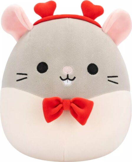 Squishmallows, Rusty a szürke patkány, 20 cm