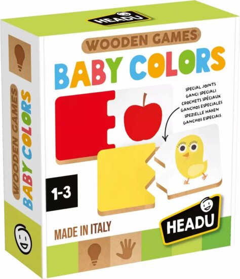 Headu, Montessori fa oktatójáték babáknak, Színek