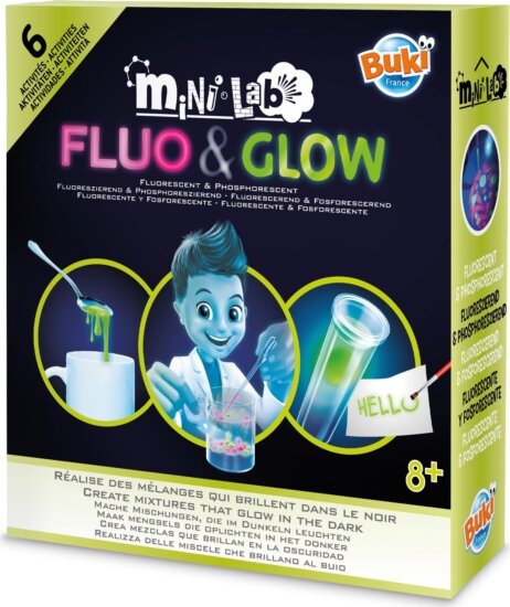 BUKI, Mini Lab foszforeszkáló és világító kísérletező szett