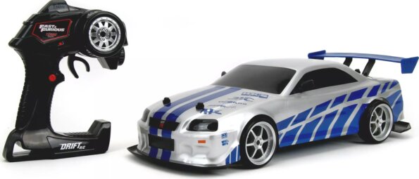 Jada Toys, Halálos iramban RC Nissan Skyline GTR 1 távirányítós autó, 1:10