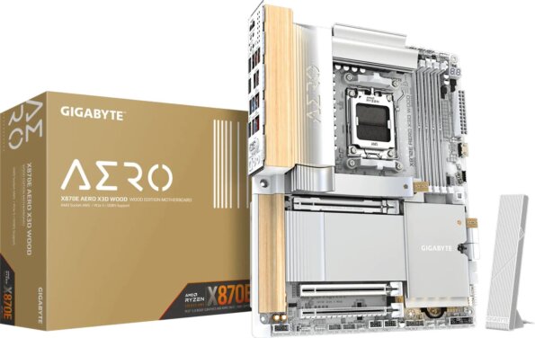 Gigabyte X870E AERO X3D WOOD alaplap