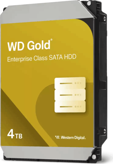 Western Digital Gold Enterprise 4TB merevlemez (3,5", SATA3, 7200rpm, 256MB cache)