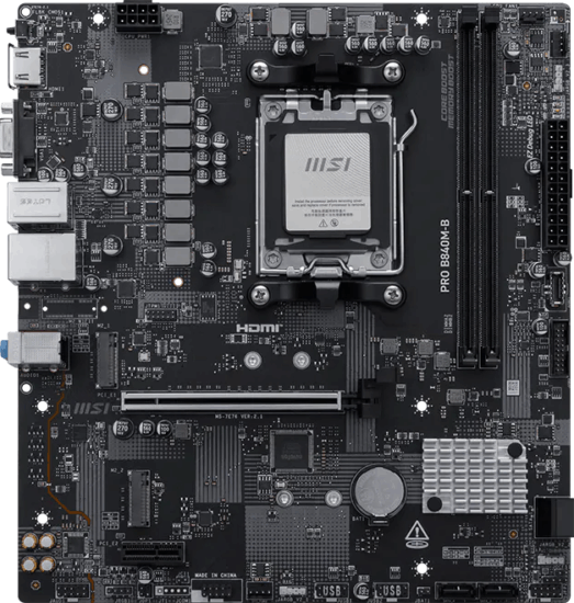 MSI Pro B840M-B mATX alaplap MSI Pro B840M-B mATX alaplap