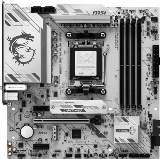 MSI B850M GAMING PLUS WiFi6E, mATX alaplap