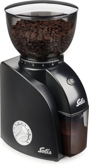 Solis Scala Zero Static 1662 kávédaráló, 135W, Fekete Solis Scala Zero Static 1662 kávédaráló, 135W, Fekete