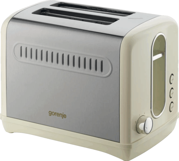 Gorenje T1100CLI kenyérpirító, 2 szeletes, pezsgőszín Gorenje T1100CLI kenyérpirító, 2 szeletes, pezsgőszín