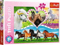 Trefl, Gyönyörű lovak puzzle, 200 darabos