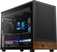 Gamdias Athena M4M Wood Tempered Glass, fekete