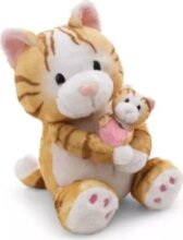 NICI, Cica plüssfigura kicsinyével, 20 cm