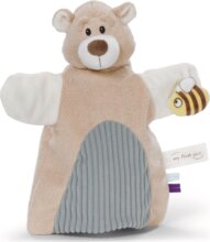 My First NICI, 2 az 1-ben rongyi és kesztyűbáb, maci, 26 cm