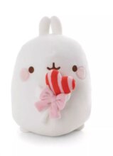 NICI, Molang a nyuszi nyalókával plüssfigura, 12 cm
