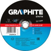 Graphite 57H719 fém vágókorong, 230mm