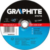 Graphite 57H718 fém vágókorong, 180mm